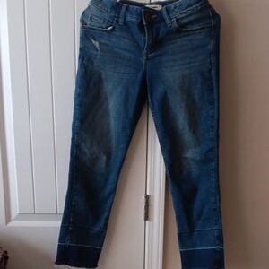 GUC Wrangler Blue Ankle Cropped Jeans  Waist:13",Inseam:25",Rise:9"